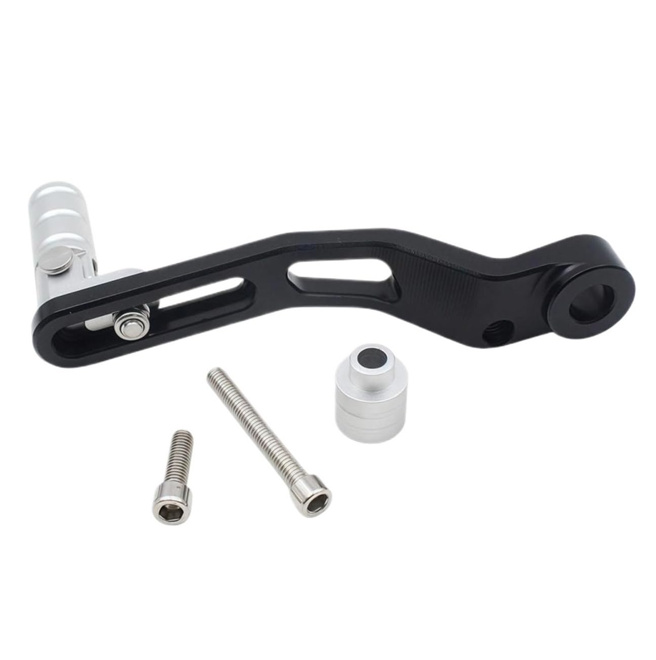 Gconla Silver Motorcycle Gear Shifter Lever Motorcycle Accessories Gear Shift Lever Stable Shifter Pedal Foot Brake Gearchange Toe Pegs Replacement For Trident