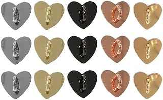 15Pcs Phone Charm Hook - Adhesive Heart Cell Phone Ring Holder for Cellphone Case, Pad Tablet DIY Accessories