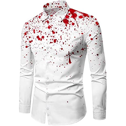 PAIDAXING Chemise Halloween homme Cover