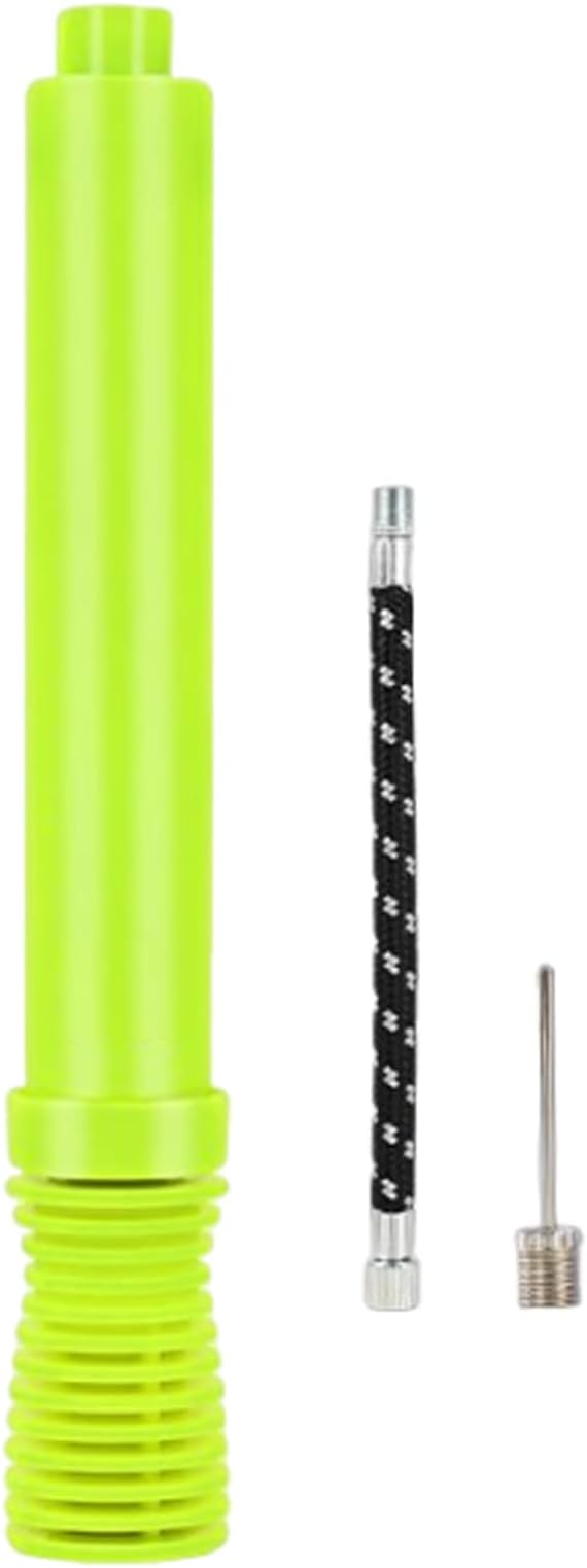 Ball Pump - Bi-Directional Inflation Tool - Portable Hand Pump with Needle and Extension Hose for Sports, Basketball, Volleyball, Football, Beach