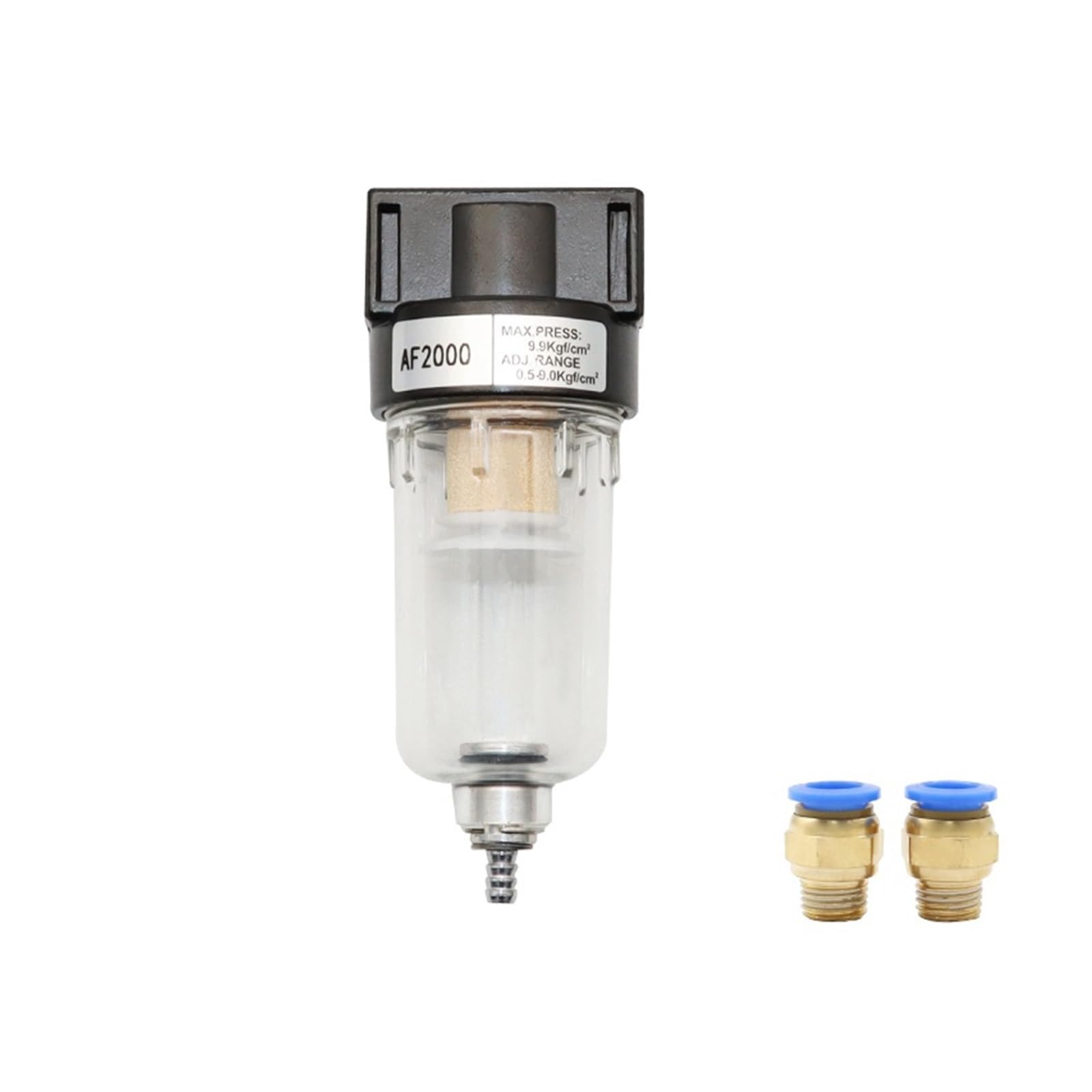 AYNRJKKX AF2000 Pneumatic Parts air Filter Accessories Source Processing Unit for Compressor Oil-Water Separation(PC 10mm Fitting)