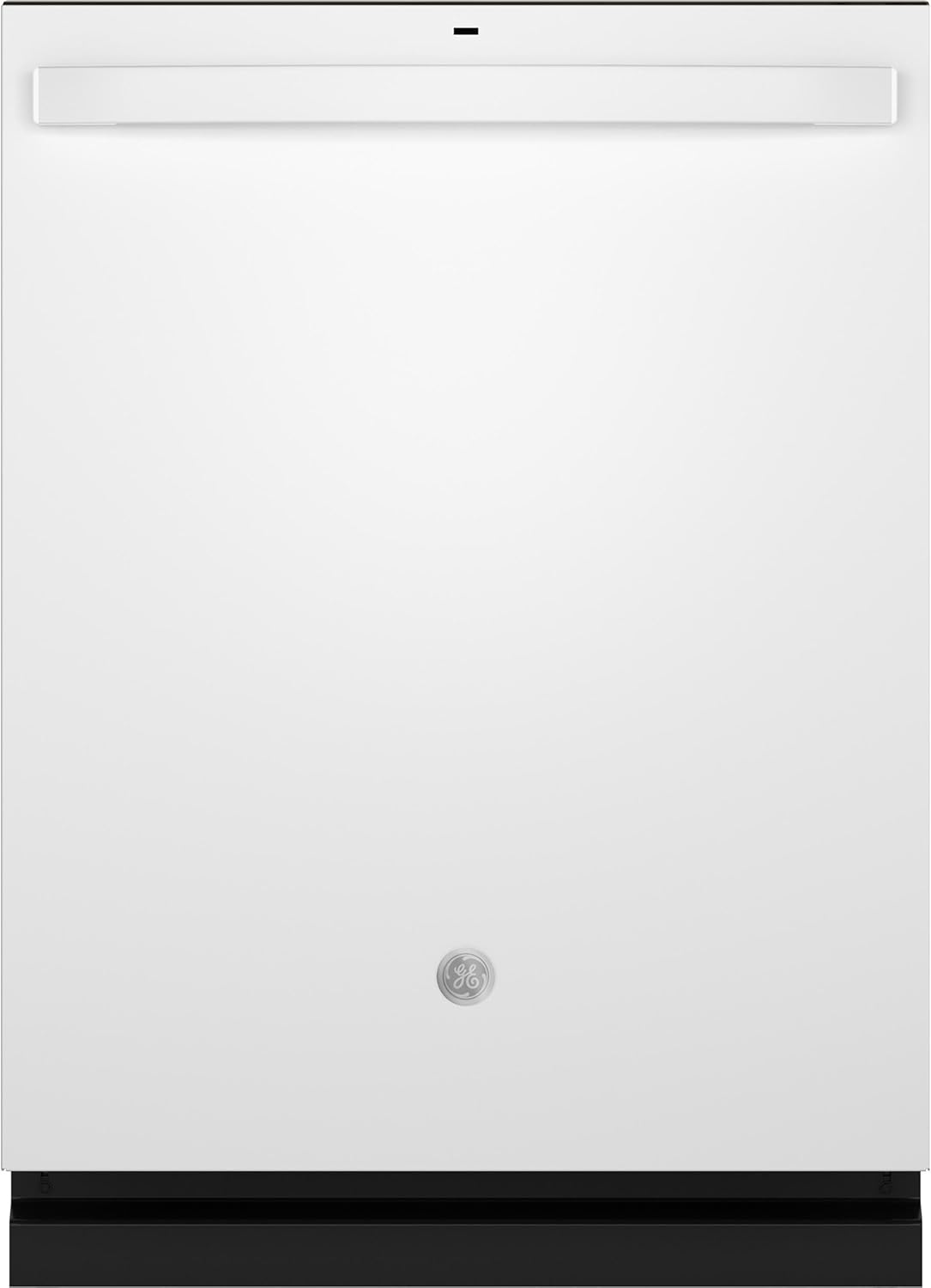 GE GDT670SGVWW 24″ Top Control Built‑In Dishwasher – White, Stainless Steel Interior, 3rd Rack, Sanitize Cycle, 45 dBA