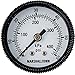 Marsh Bellofram GG2560C4 Marshalltown Value Series Gauge, 2 1/2", Center Back Mount, 1/4" NPT, 0-60 PSI