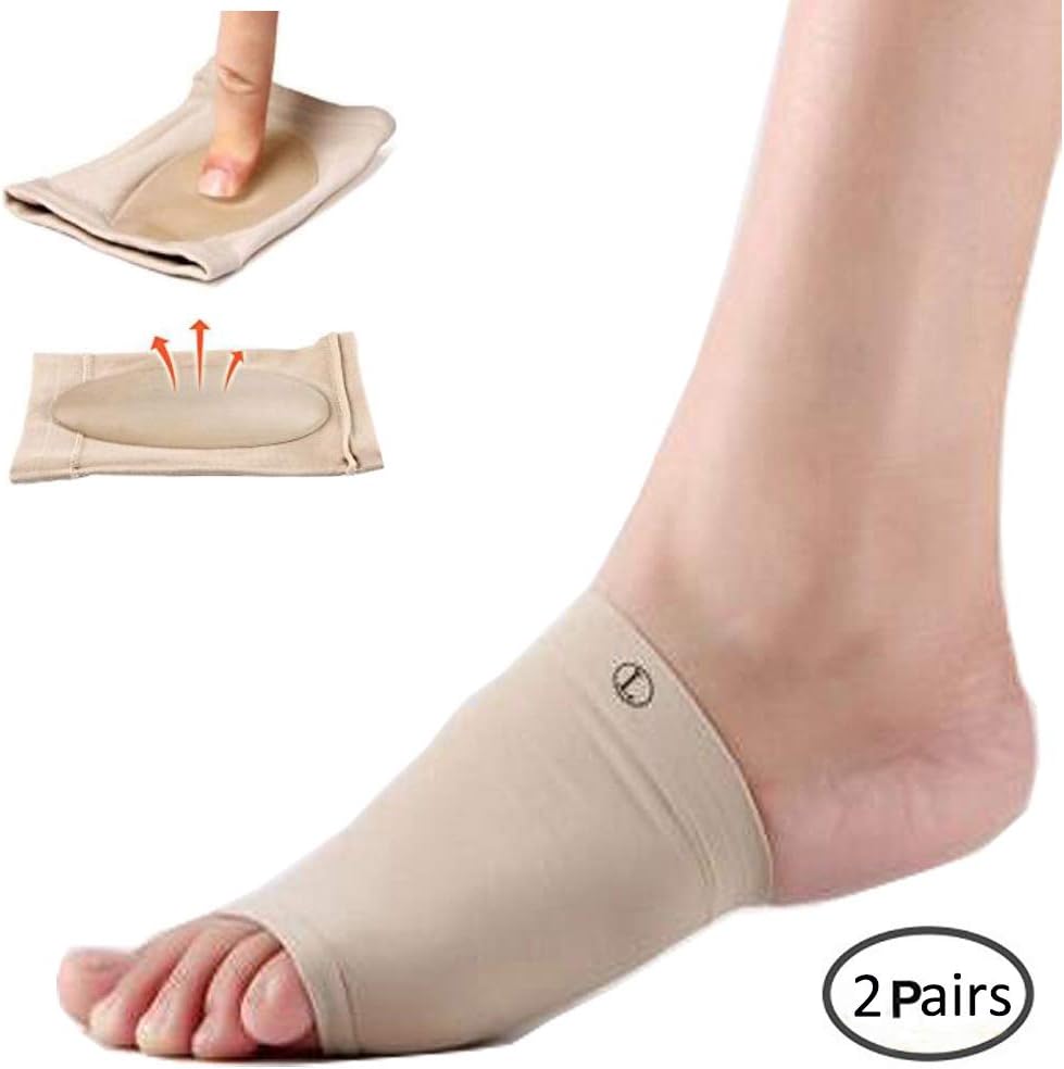 Arch Support Socks,KINGEVA Plantar Fasciitis Foot Arch Support Cushions Sock ,Comfortable, Rapid Foot Pain Relief .Can be Hand washable, Reusable(2 Pair)