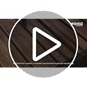 VASAGLE LED Bed Frame Queen Size, Storage Headboard and Charging Station, Queen Bed Frame with 2 AC Outlets, 1 USB Port, 1 Type-C Port, No Box Spring Needed, Ink Black and Rustic Brown URMB841B01