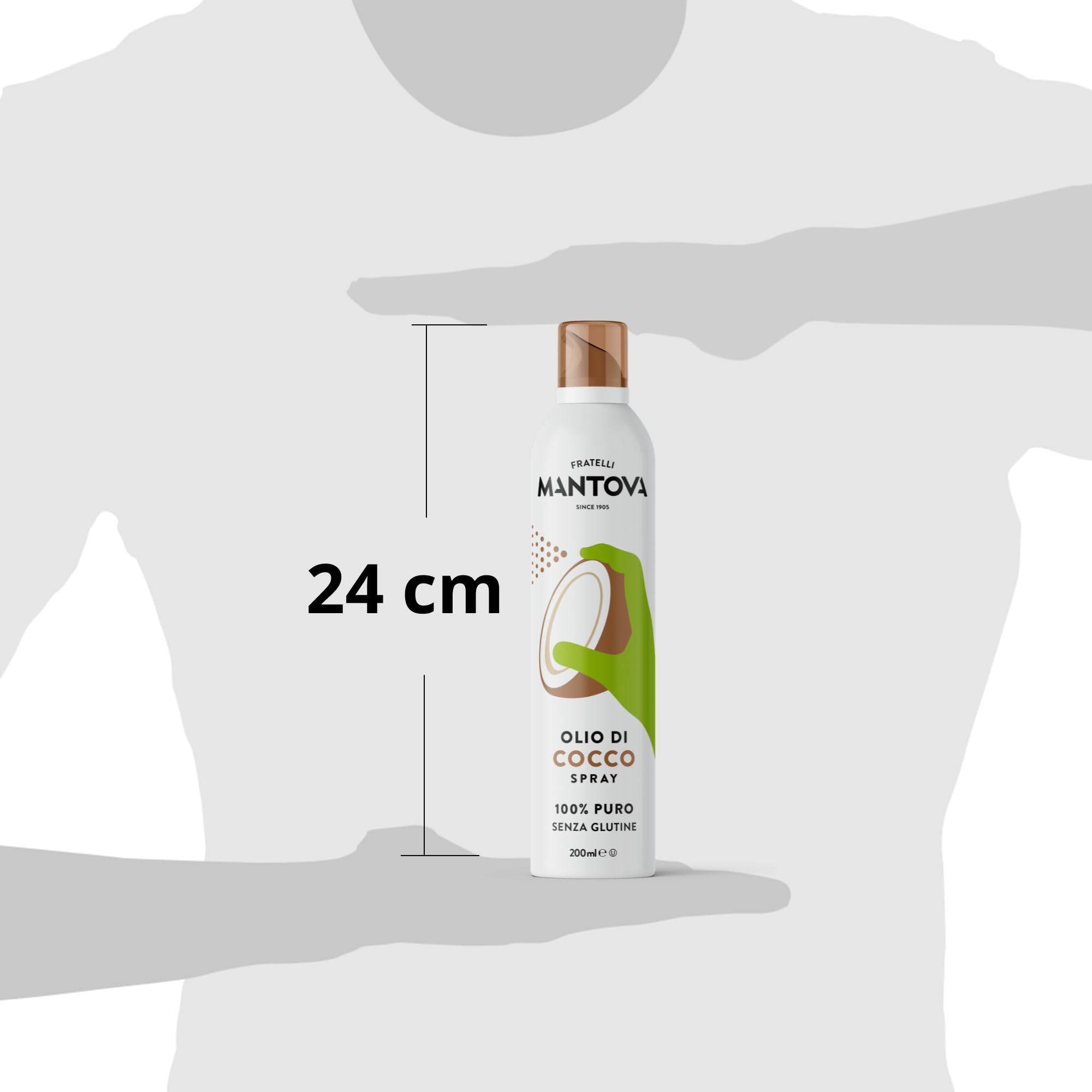 SPRAYLEGGERO Huile de Noix de Coco SPRAY 6x200ml