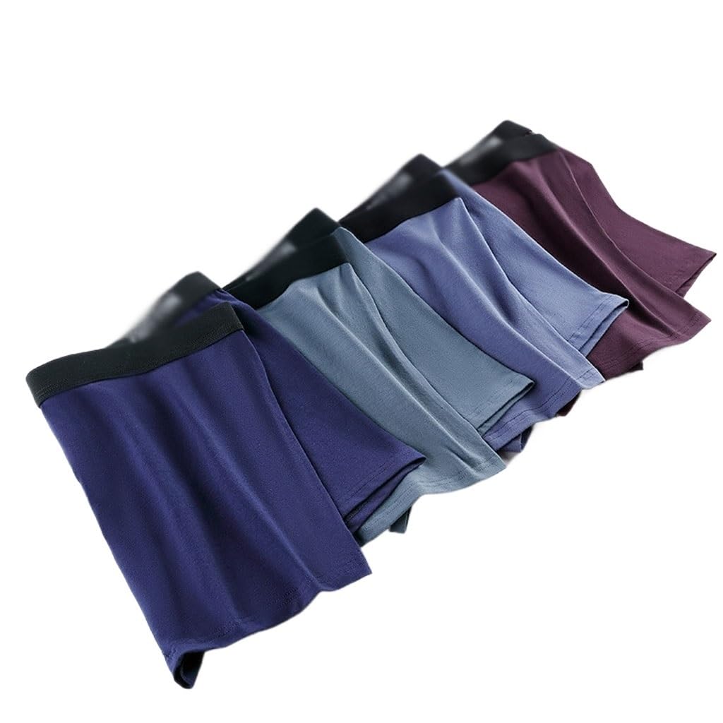 Sous-vêtements homme en coton imprimé coffret 4 pièces pour éviter les irritations 3XL