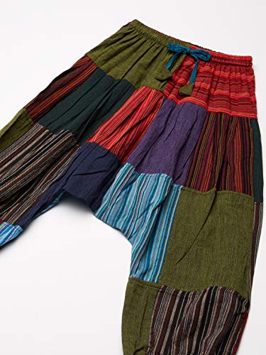 Image of Shopoholic Fashion Children Hippie Harem Loose Boho Trouser Hippy Colorful Kids Retro Comfy Pants