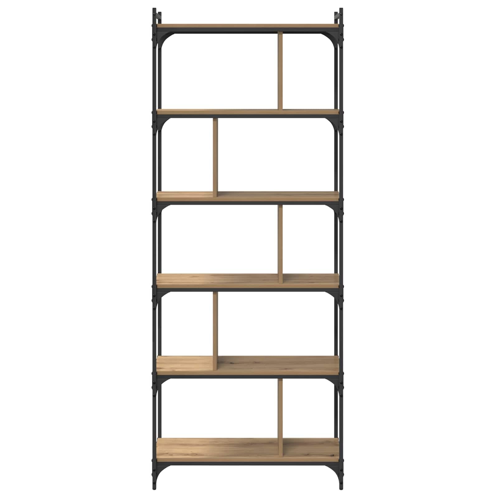 Generisch Bücherregal Artisan-Eiche 76 x 32 x 192 cm Holzwerkstoff,Möbel,Regalsysteme,Bücherregale Bücherschränke-882170