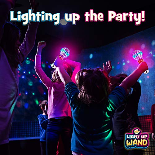 Ipidipi Toys Spinning Light Up Wand For Kids In Gift Box, Rotating Led Ball Toy, Stocking Stuffers For Boys And Girls, Magic Sensory Toy, Fun Party Birthday Gift And Special Needs 3, 4, 5, 6, 7, 8 #TOP3