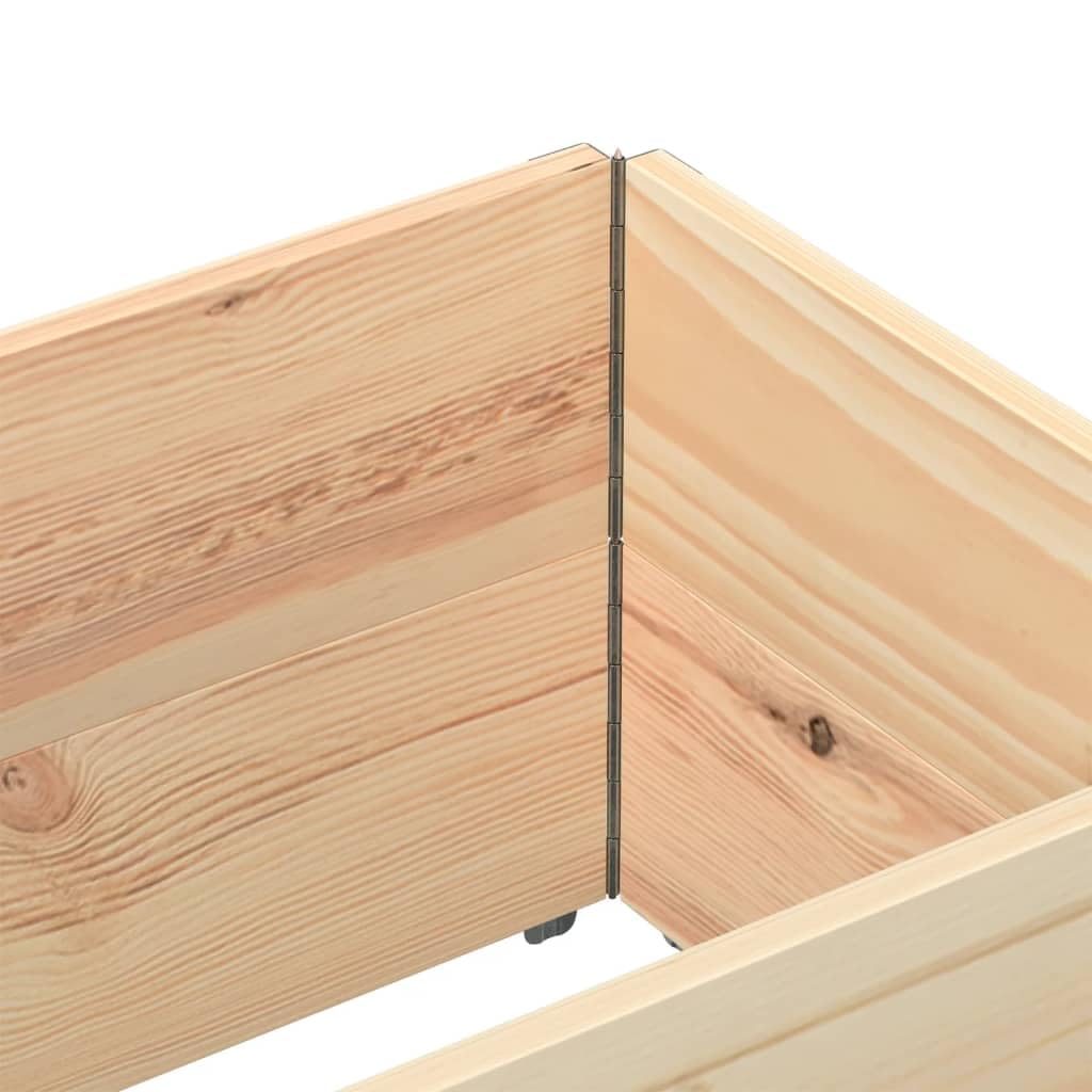 Paretali per Pallet 2 pz 150x50 cm in Legno di Pino,Commercio e Industria,Movimentazione di Materiali,Pianali di carico e Pallet,19.8kg-4010297