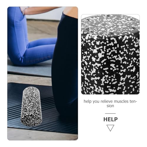 Rodillo de espuma de alta densidad DECHOUS para yoga, masaje muscular profundo y relajación, columna ligera para fitness para espalda, piernas y brazos, herramienta portátil de reeducación muscular de equilibrio miniatura 5