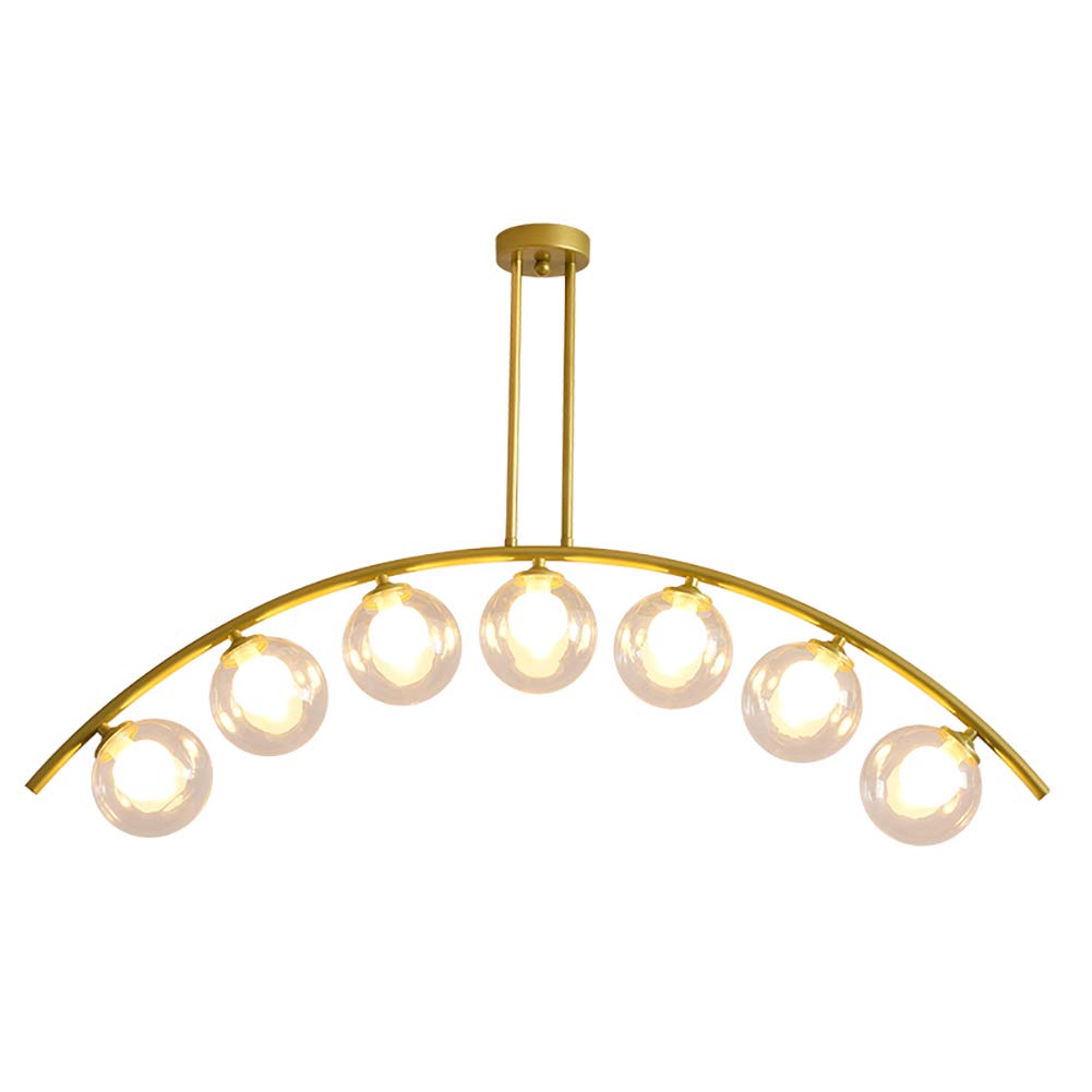 G9 Sputnik Branching Chandelier Mid Century Molecular Shades Clear Glass Ceiling Light Industrial Vintage Magical Starburst Pendant Lighting Transparent Double 7 Lights