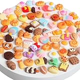 50 Pièces Nourriture Miniature, Maison, Mini Verse, Mini Boisson Alimentaire, Résine Mini Nourriture, Cuisine Miniatures pour Maison et Cuisine