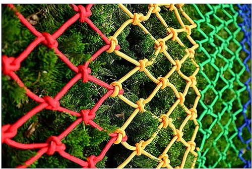 JvFbjLF Rete da Allenamento for Arrampicata Colorata Rete da Arrampicata for Interni all'aperto Rete for Scale di Corda for la Decorazione di strutture pubbliche(3 * 4m)