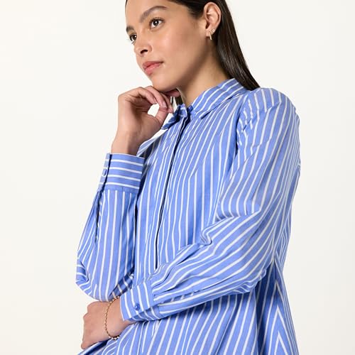 The Drop Women's Bubble Hem Shirtdress3