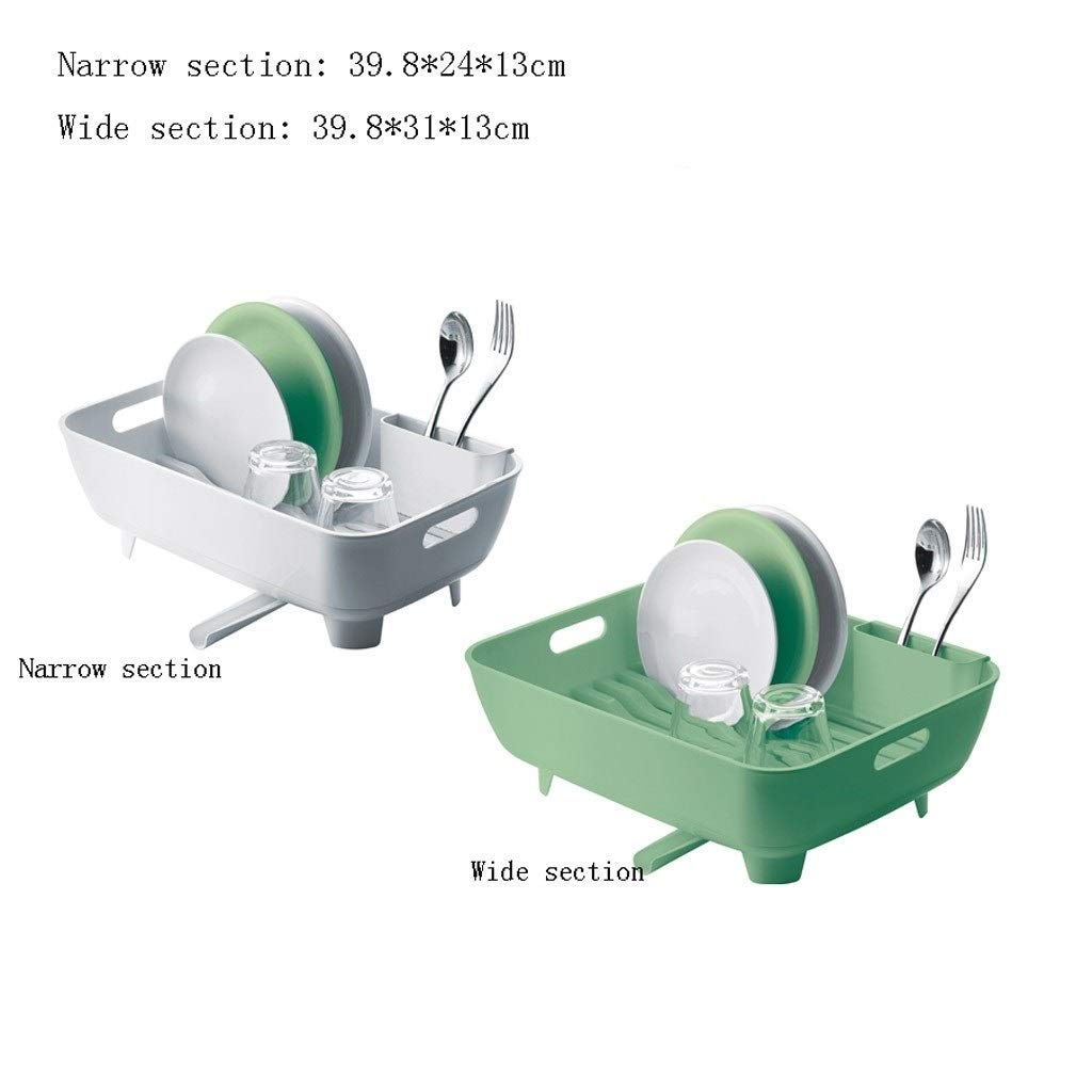 Geschirrkorb Kreative Küche Dish Ablass Rack-Multifunktions-Geschirr Geschirr Storage Rack Geschirr Abtropfgestell (Color : A)
