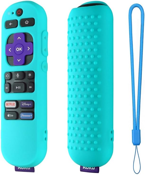 Hi Color Silicone Remote Cover for Roku Streaming Stick 4k, Roku Express 4K+ Remote, Roku Voice Remote (Official) RCA1R 2023,Roku Express Remote
