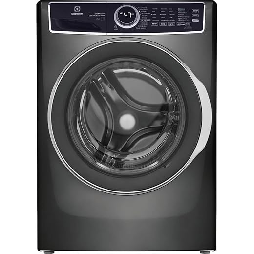 Electrolux 4.5 cu. ft. Stackable Front Load Washer in Titanium with SmartBoost, Optic Whites, and Pure Rinse