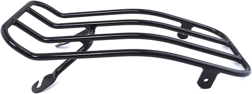 Rear Fender Solo Seat Luggage Rack Fit for Triumph Bonneville Bobber 2017-2021,Black