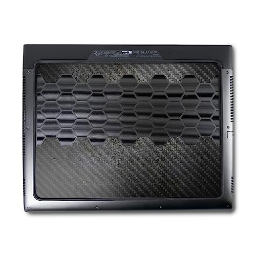 Image of MightySkins Carbon Fiber Skin Compatible with Alienware M18 R1 (2023) Full Wrap Kit - Scratched Up | Protective, Durable Textured Carbon Fiber Finish | Easy to Apply & Change Styles | Made in The USA