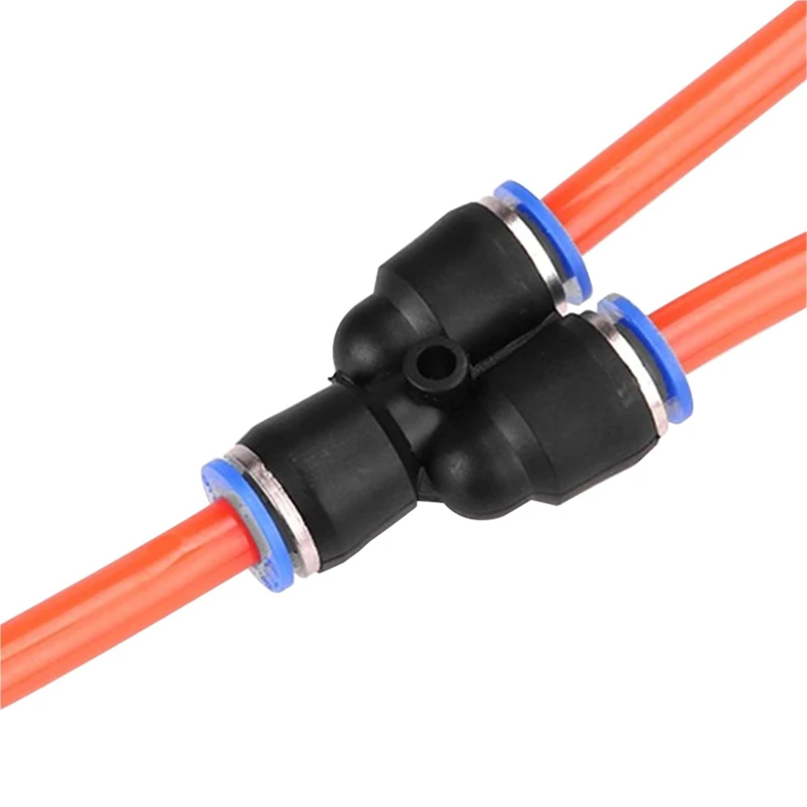 Conector de tubería de plástico neumático de conexión rápida PY PW 4 6 mm, 8 mm, 10 mm, 12 mm, accesorios en Y para manguera, 10 unidades (PY-6)