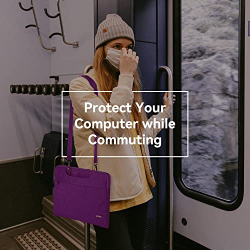 Image of Voova 14-17.3 Inch Women Men Laptop Sleeve Shoulder Bag Waterproof Carry Case