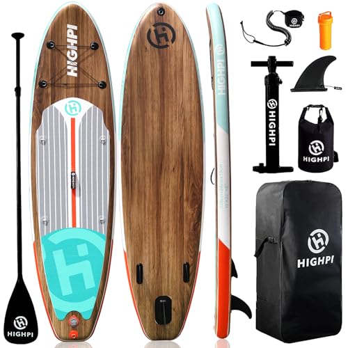 Highpi 11ft Inflatable Stand Up Paddle Board for Youth and