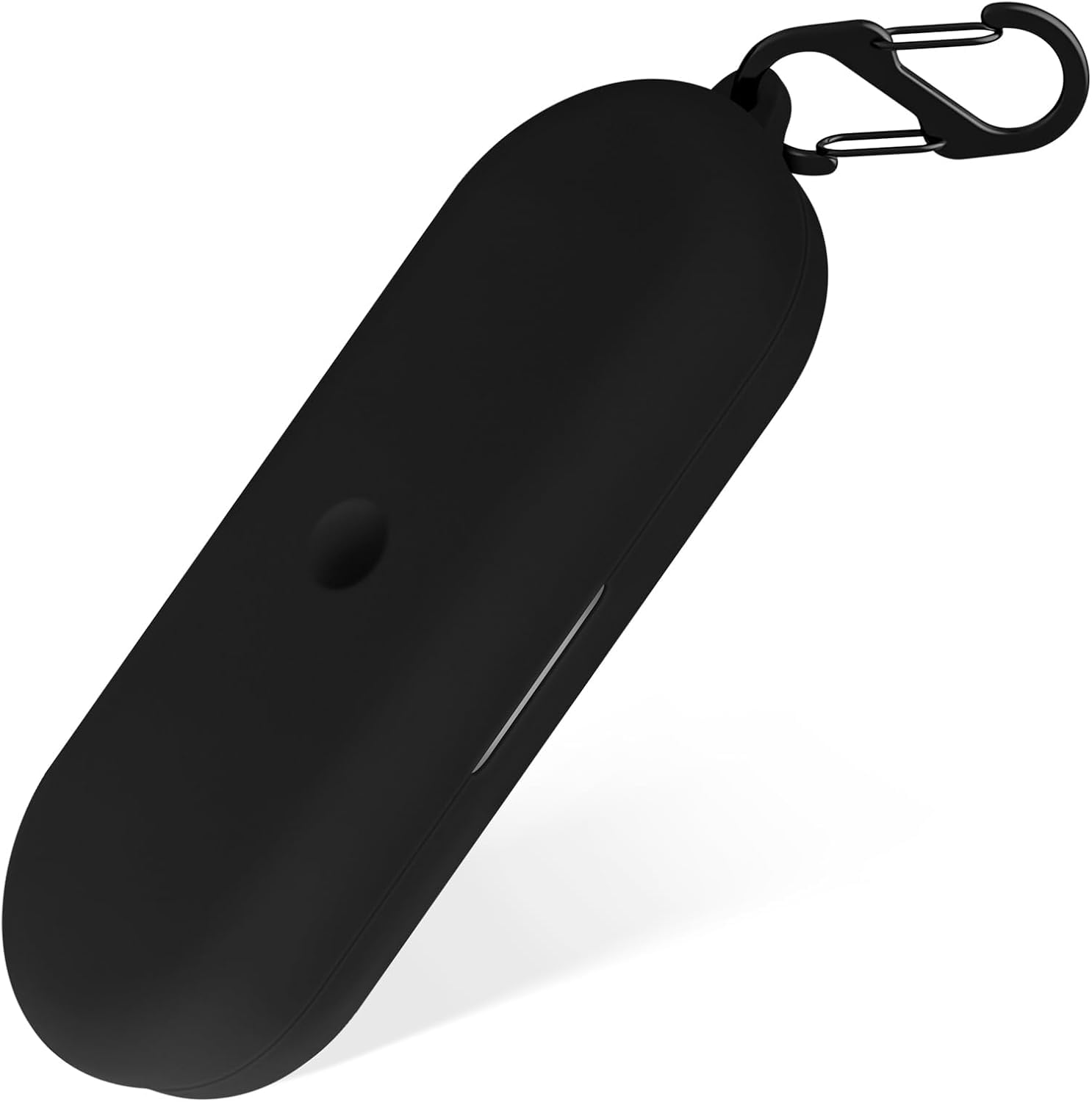 Agrifilm Soft Silicone Case Compatible with Nothing Ear (Open) Open-Ear Headphones, Full-Body Protection Cover with Anti-Lost Keychain (Black)