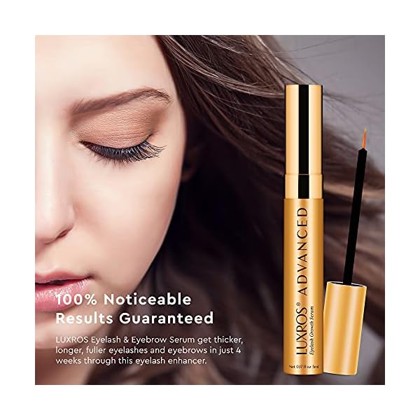 Eyelash Growth Serum: Get Thick, Strong Lashes in Just 3-4 Weeks with Our Plant-Based Eyelash Growth Serum - No Parabens - Made in USA (5 ML)