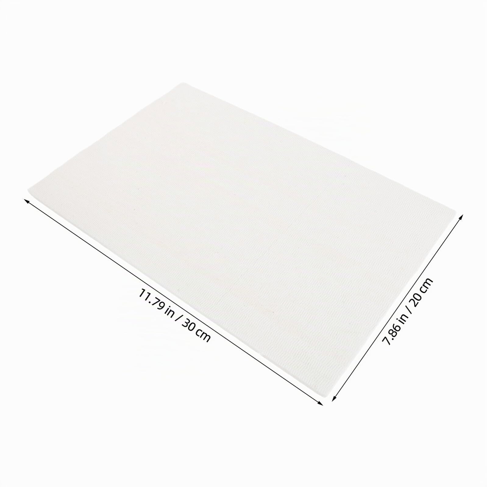 Mobestech Panneaux Isolants Ignifuges en Fibre Céramique 5 Mm – Lot de 2 – Isolation Thermique Haute Température pour Poêle à Bois, Four à Pizza et Cheminée Industrielle
