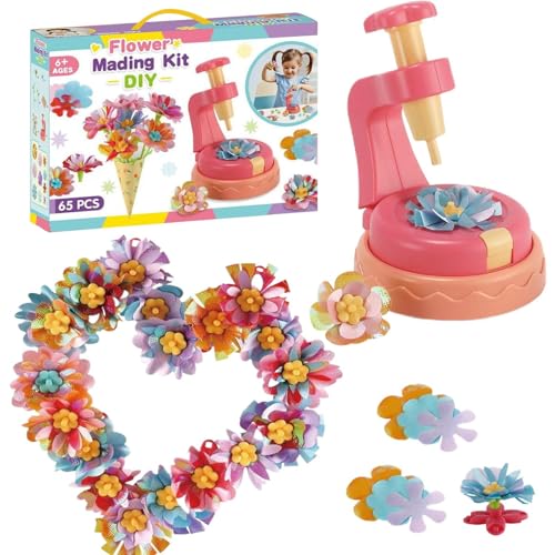 Manualidades de Flores para Niños | Juego de Creación Floral para Aprendizaje Temprano - Actividad Educativa de Flores para Niños de 6+ Años en Casa o Aula