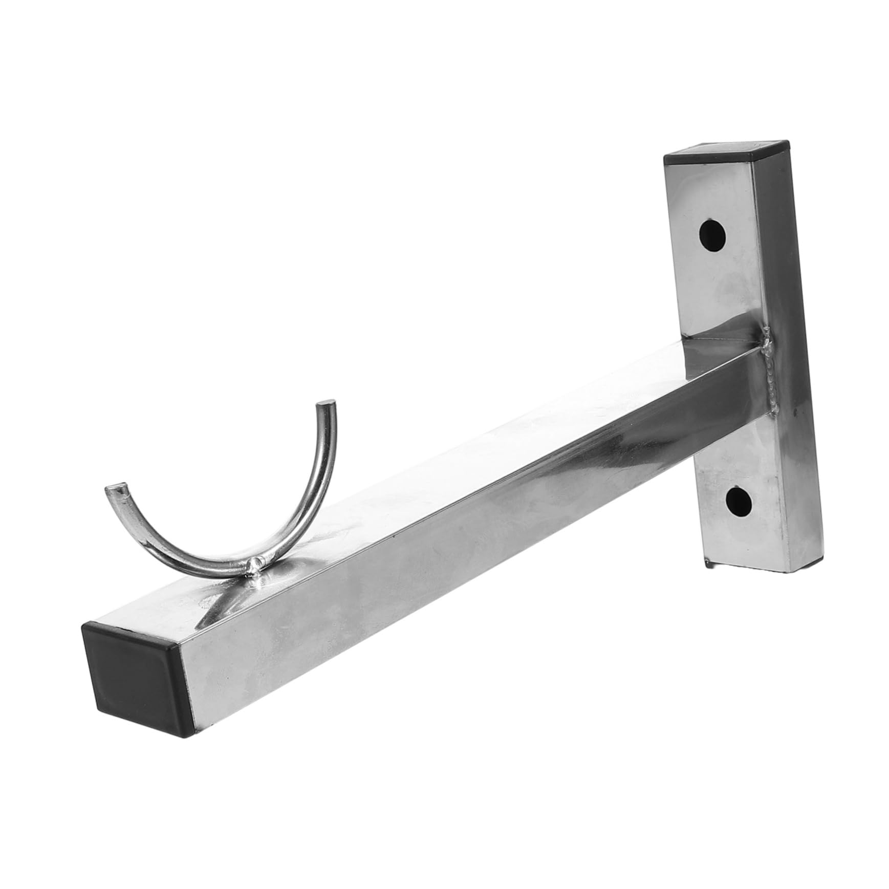 Sosoport Stainless Steel Closet Rod Bracket: Wall Mount Clothes Hanger Pole Holder Flange Base - Balcony Small Spaces Rod Holder