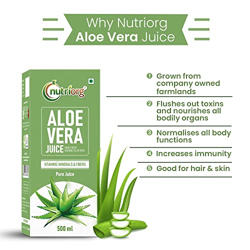 Image of Nutriorg Immunity Booster Kit (Amla, Alovera, Immunity Booster juice) 500ml