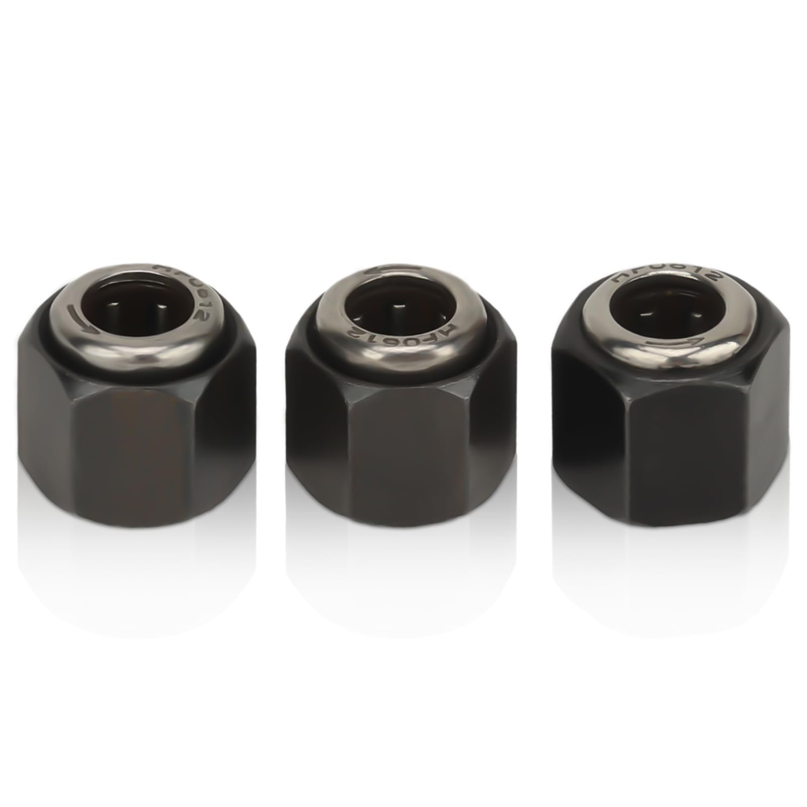 3Pcs RC 12mm Hex Nut, RC Hex Nut One Way Bearing Easy Installation Engine Pull Starter Parts HexNut Accessories for 1/10 Nitro Car Buggy Monster Truck