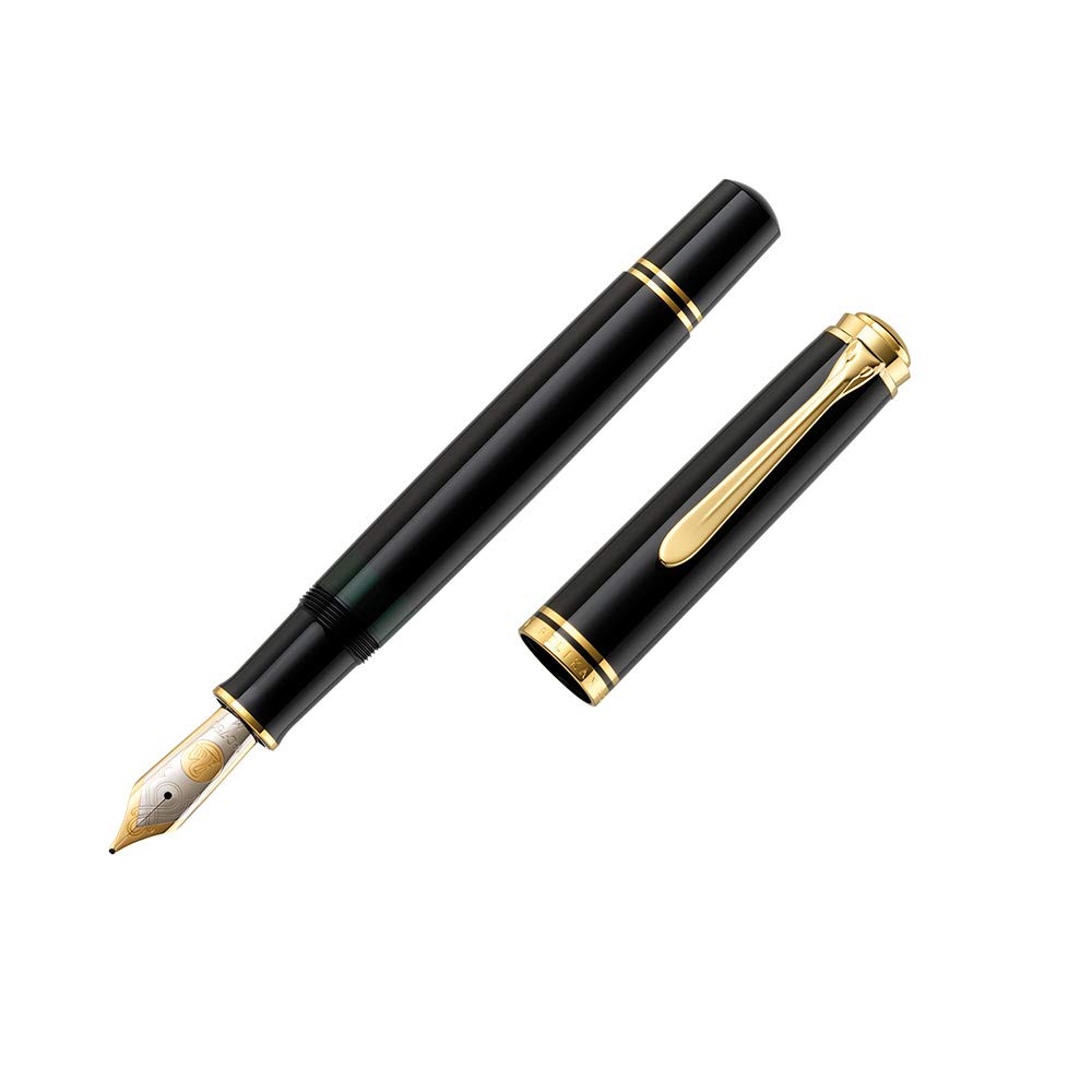 Pelikan Souverän M800 Black ? Fountain Pen (Medium Nib) : Amazon  