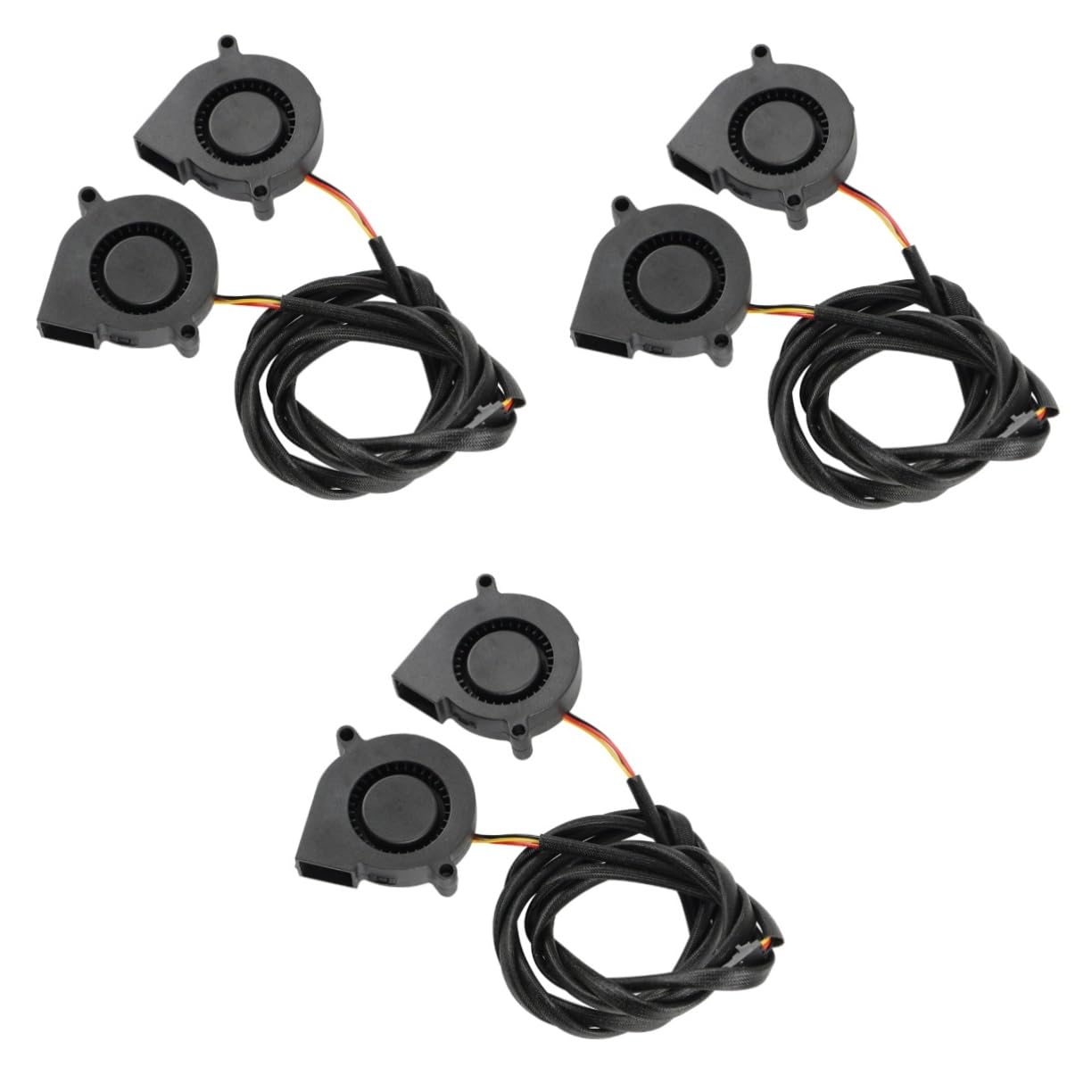 MAGICLULU 3 Set Ventola Di Raffreddamento Super Silenziosa Ventola Di Raffreddamento Anteriore In Per Stampante 3D Ventola Di Raffreddamento Radiale Con Cuscinetto 2 pezzi*3