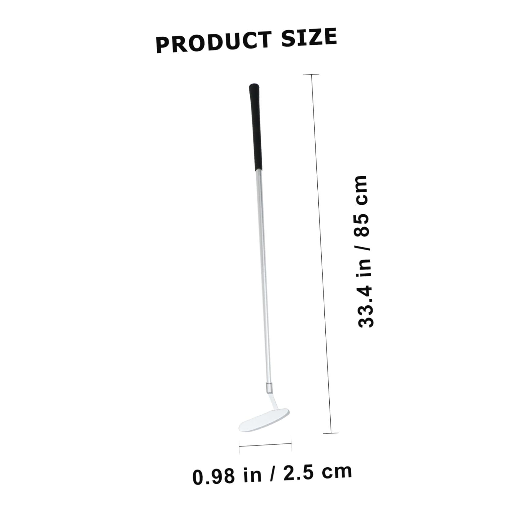 NULYLU Golf Putting for Golfers Portable Lightweight 3-Section Putter Zinc Alloy Construction for Travel Practice