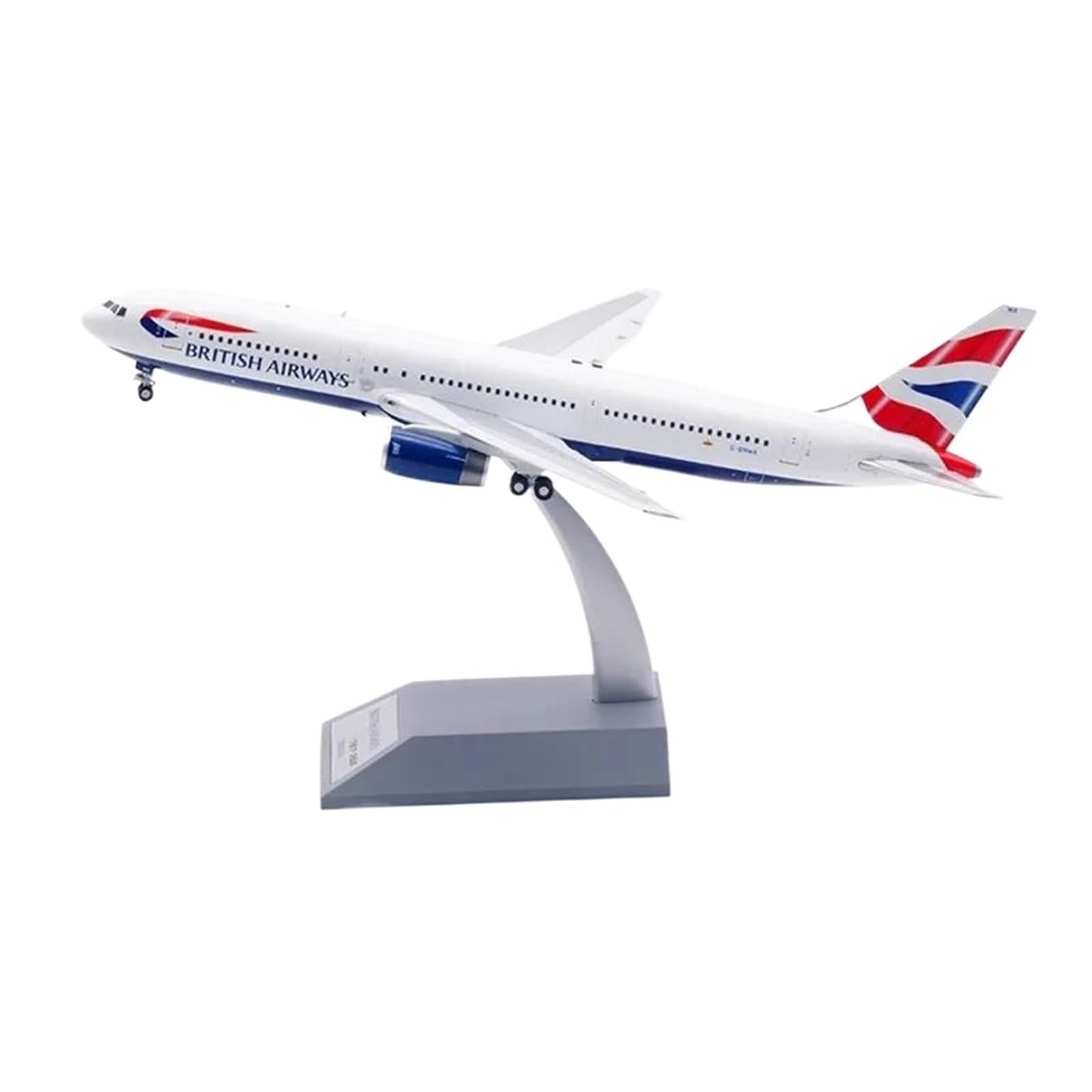 Must-Have per i Collezionisti Modellini di Aerei in Piccola Scala 1:200 per B767-300ER G-BNWA Elegante Modello di Aereo Classico Bianco Adatto per Kit di Costruzione di Modelli da Esposizione per