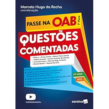 Capa do livro Passe Na Oab - 1ª Fase - Questões Comentadas - 14ª edição 2023