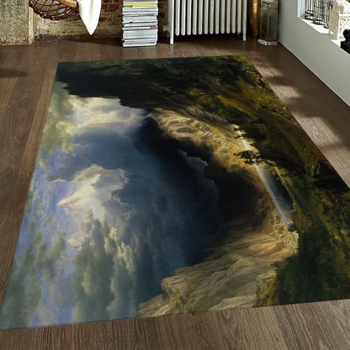 Tapis de salon doux Fantasy Cloud pour descente de lit cocooning