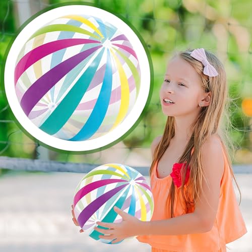 Miniatura 3 de Bola Colorida Inflable - Bola De Playa Blow De Iris Gigante Para Diversión Junto A La Piscina, Eventos De Verano, Actividades De Jardín, Deportes Acuáticos, Juegos De Fiesta, Juego Al Ai