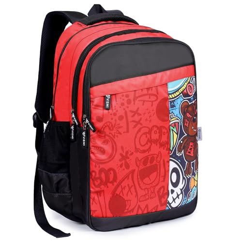Image of VISMIINTREND School Bags for Girls & Boys 11-12, 13-14 Years, 12+ Years Old, Water Resistant, Laptop Casual Travel College School Backpack for Boys /Girls | Birthday /Rakhi Gifts