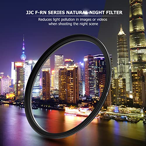 JJC filtro natural de la noche de 77m m, filtro ligero de la contaminación para la fotografía de la noche