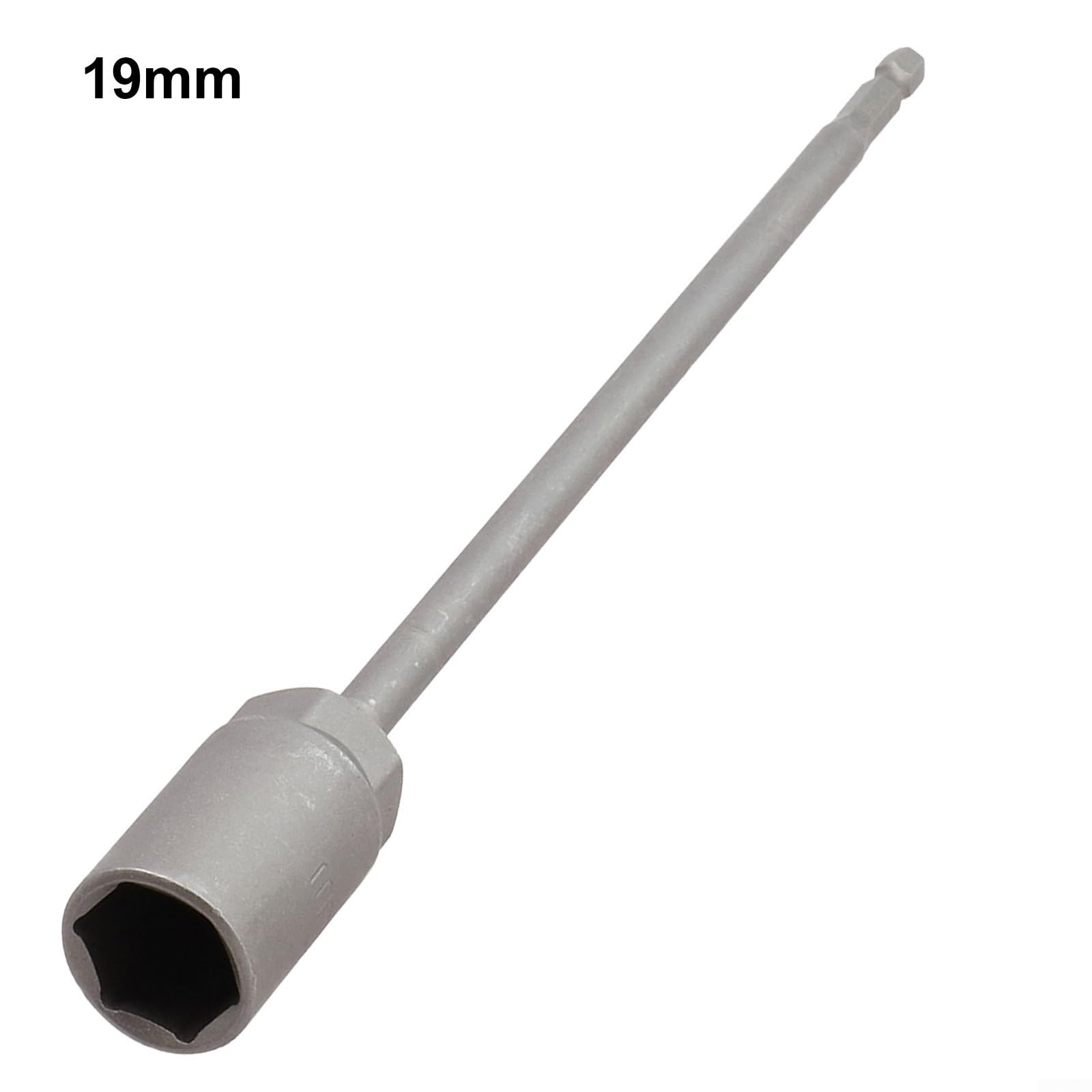Manguito de extensión para Llave de Tubo, Adaptador de Broca para Destornillador Hexagonal de 250 mm, Acero al Cromo-vanadio para maquinaria y reparación de automóviles.