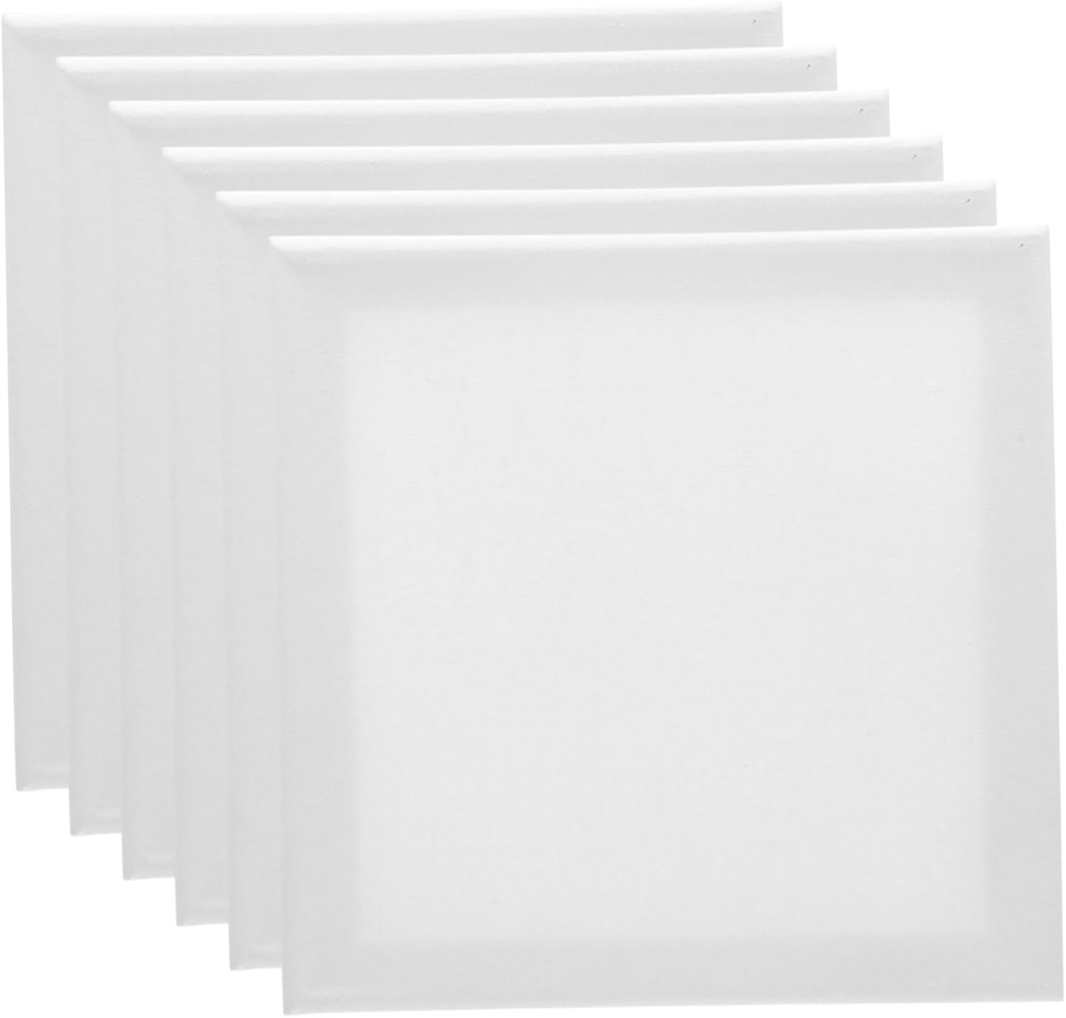 6pcs Artist Oil Painting Panels Unfinished Canvas Boards for Painting Art Blank Drawing Panels for Students and Amateurs