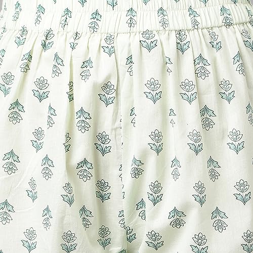 Image of FIORRA Womens Cotton Printed Kurta Pant Set