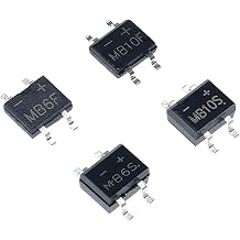 50pcs/Lot MB6S MB10S MB6F MB10F SOP-4 Bridge Rectifier Color MB6F