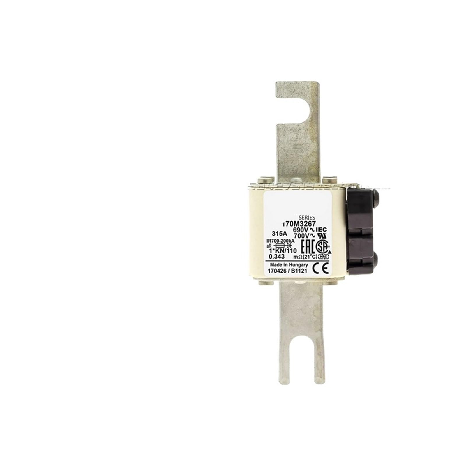 Fusible rapide 170M3267 pour la protection des circuits de puissance