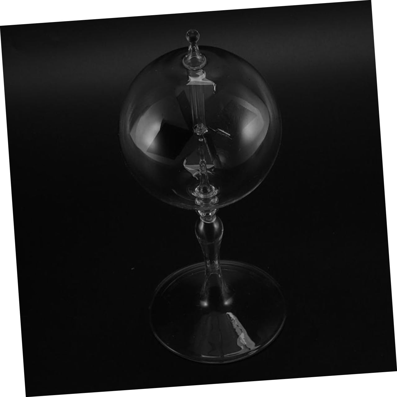 Gatuida Molino de Viento Solar Medidor de Radiación Rueda Giratoria Manual y Vidrio Borosilicato